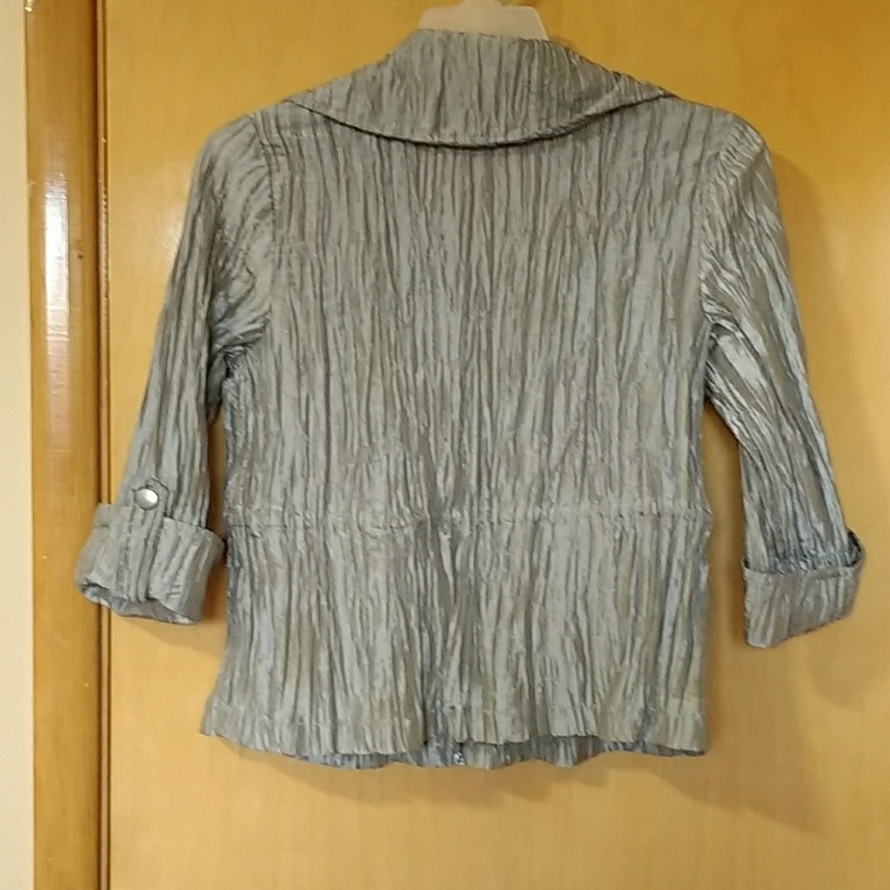 ⚜️Gray/Silver Ruby Rd Petite Jacket - Picture 6 of 6